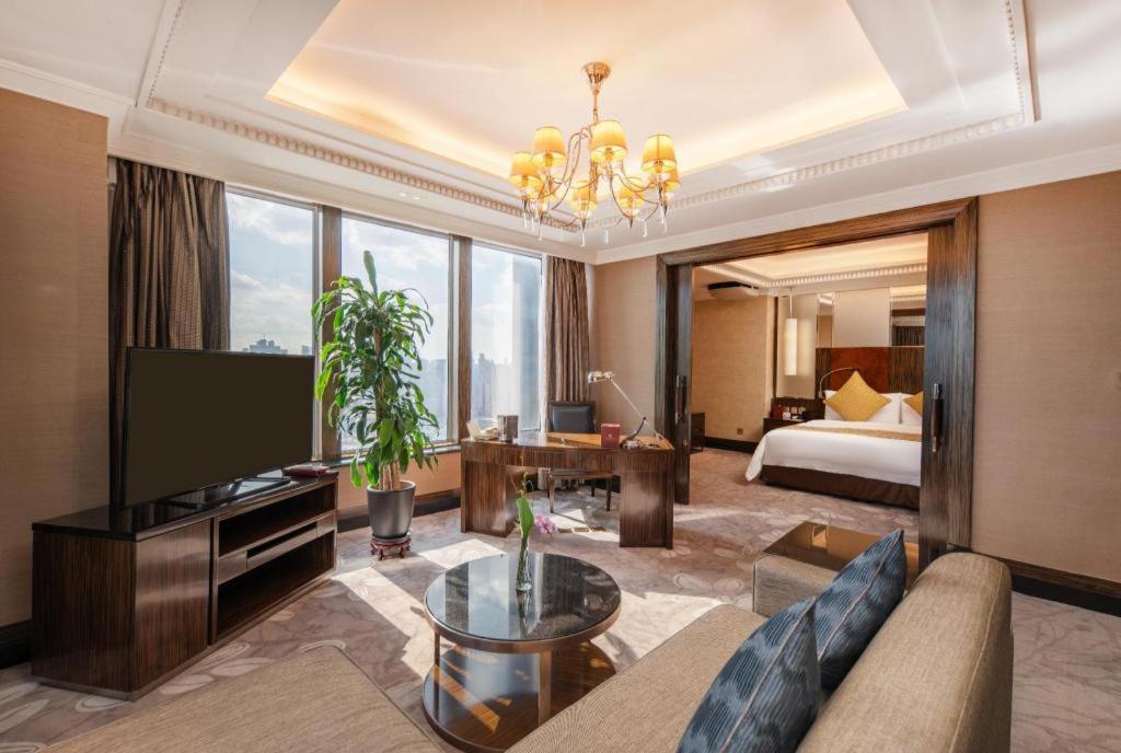 Grand Soluxe Zhongyou Hotel Şanghay Dış mekan fotoğraf